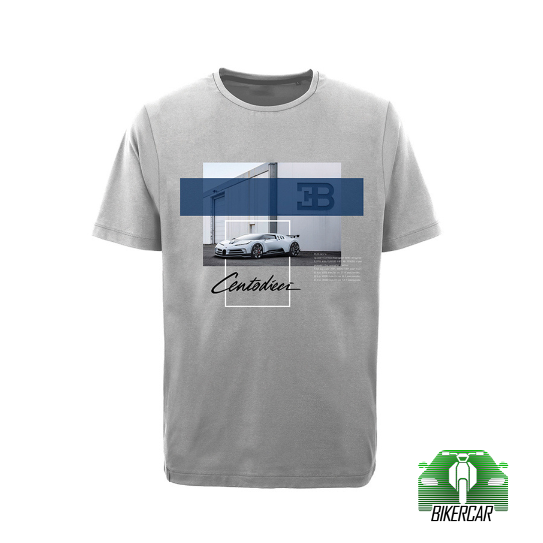 CAMISETA BUGATTI CENTODIECI GRIS