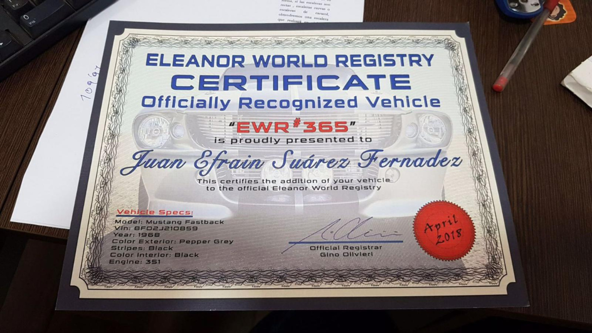 Ford Mustang Eleanor 1968 en venta | Réplica certificada