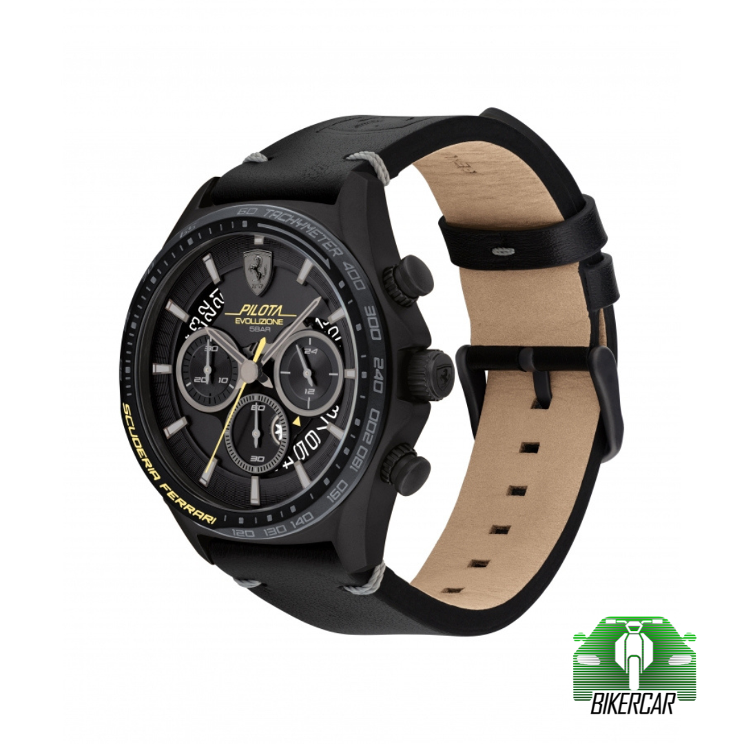 RELOJ Scuderia Ferrari Orologio Pilota Evo Nero