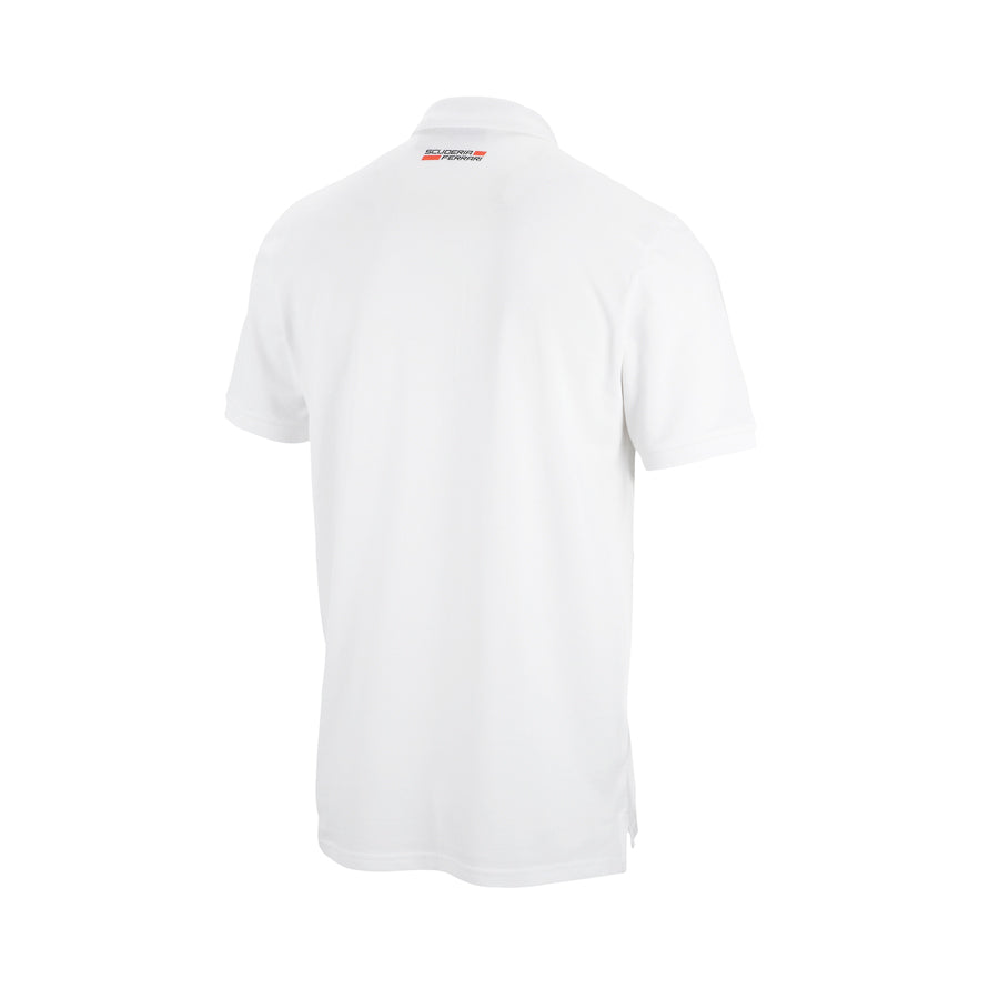MEN STRIPED POLO WHITE
