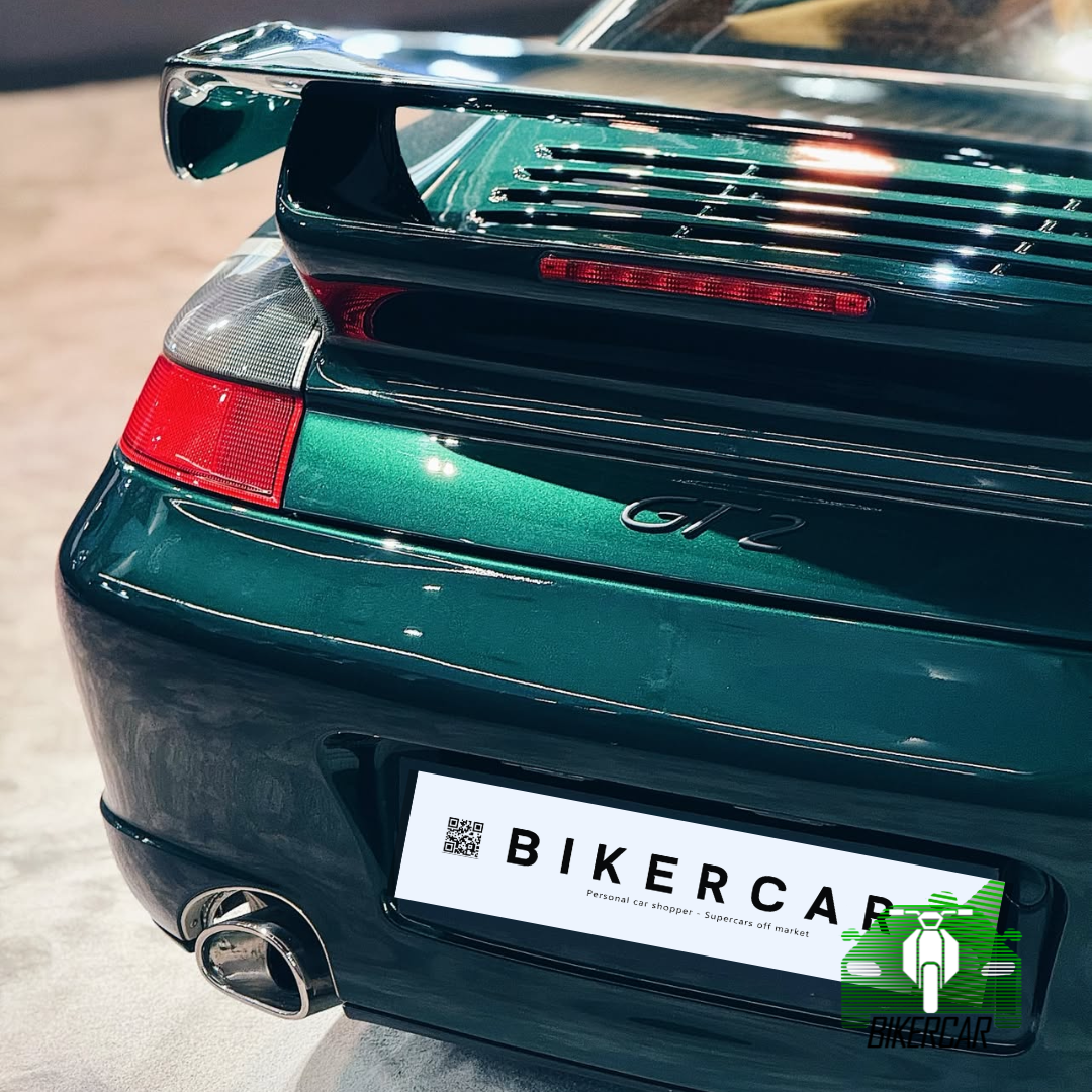 PORSCHE 996 GT2 2002 | 23.000 km | Jungle Green | Unidad Única | Italia
