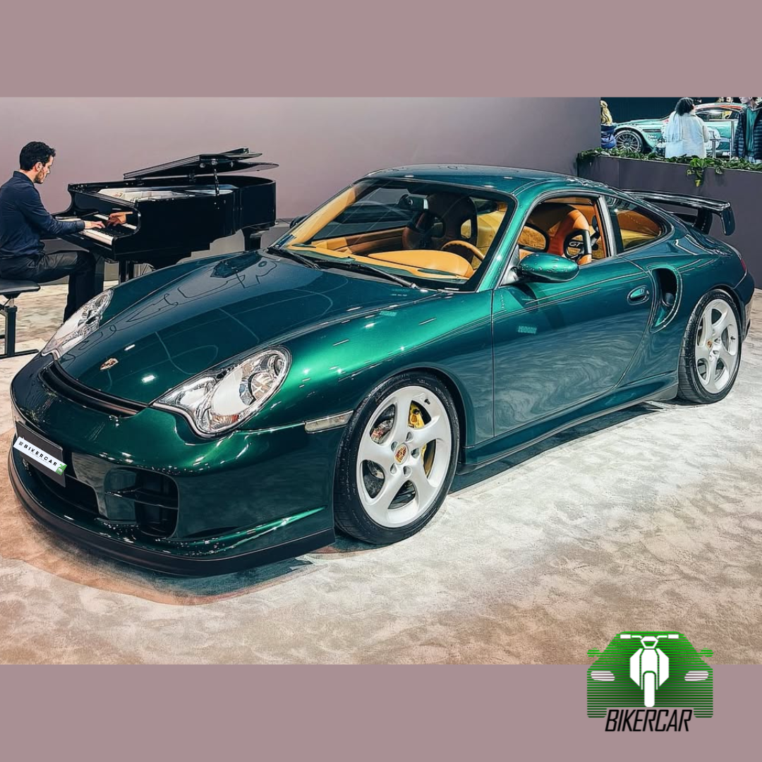 PORSCHE 996 GT2 2002 | 23.000 km | Jungle Green | Unidad Única | Italia