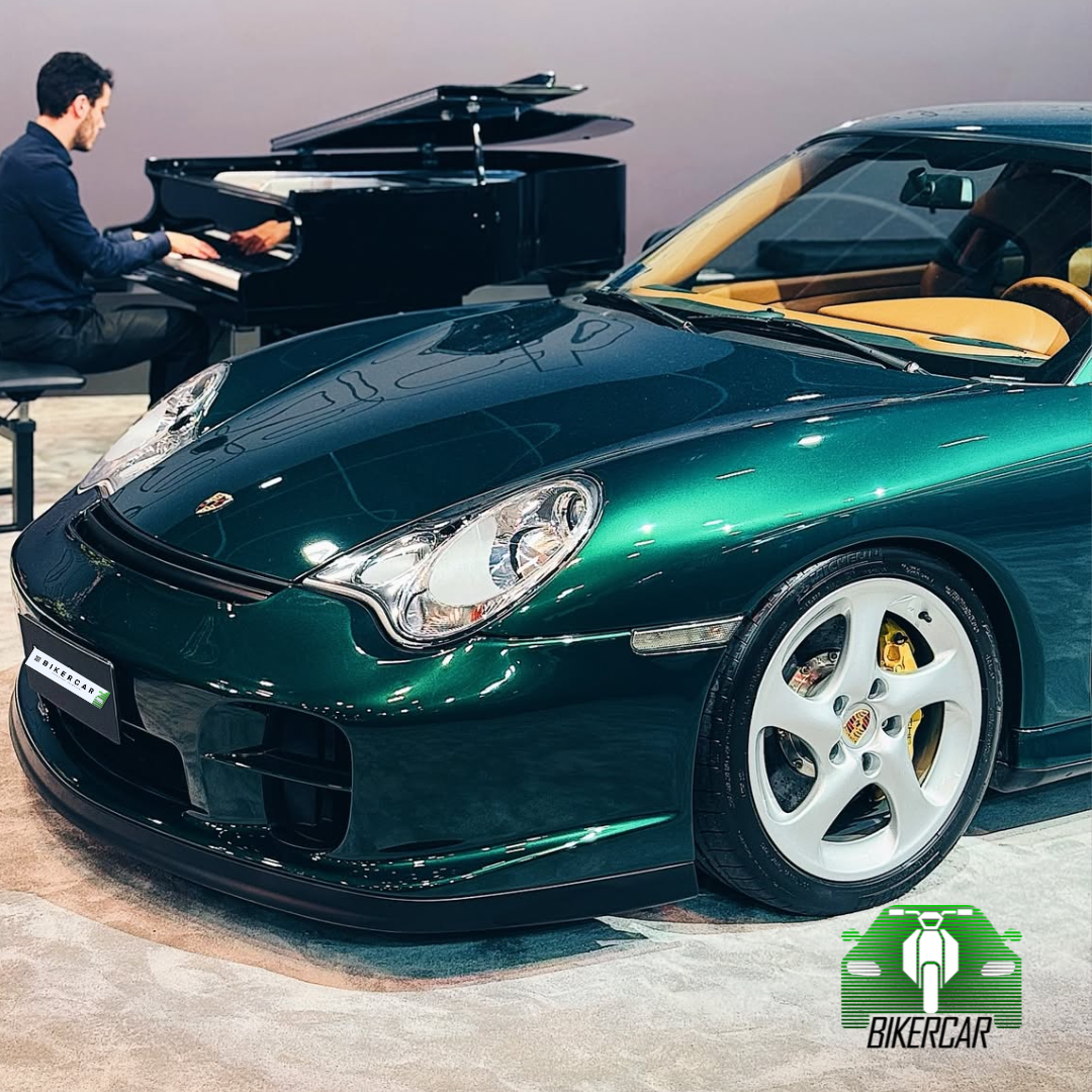 PORSCHE 996 GT2 2002 | 23.000 km | Jungle Green | Unidad Única | Italia