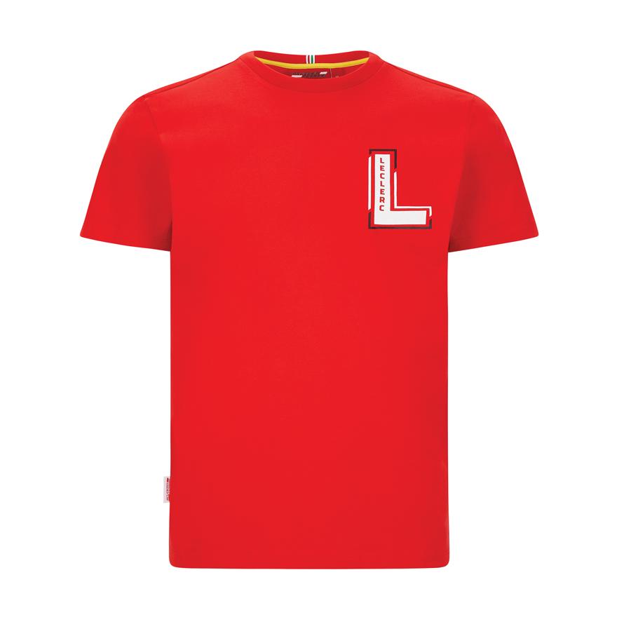 KID LECLERC DRIVER TEE RED